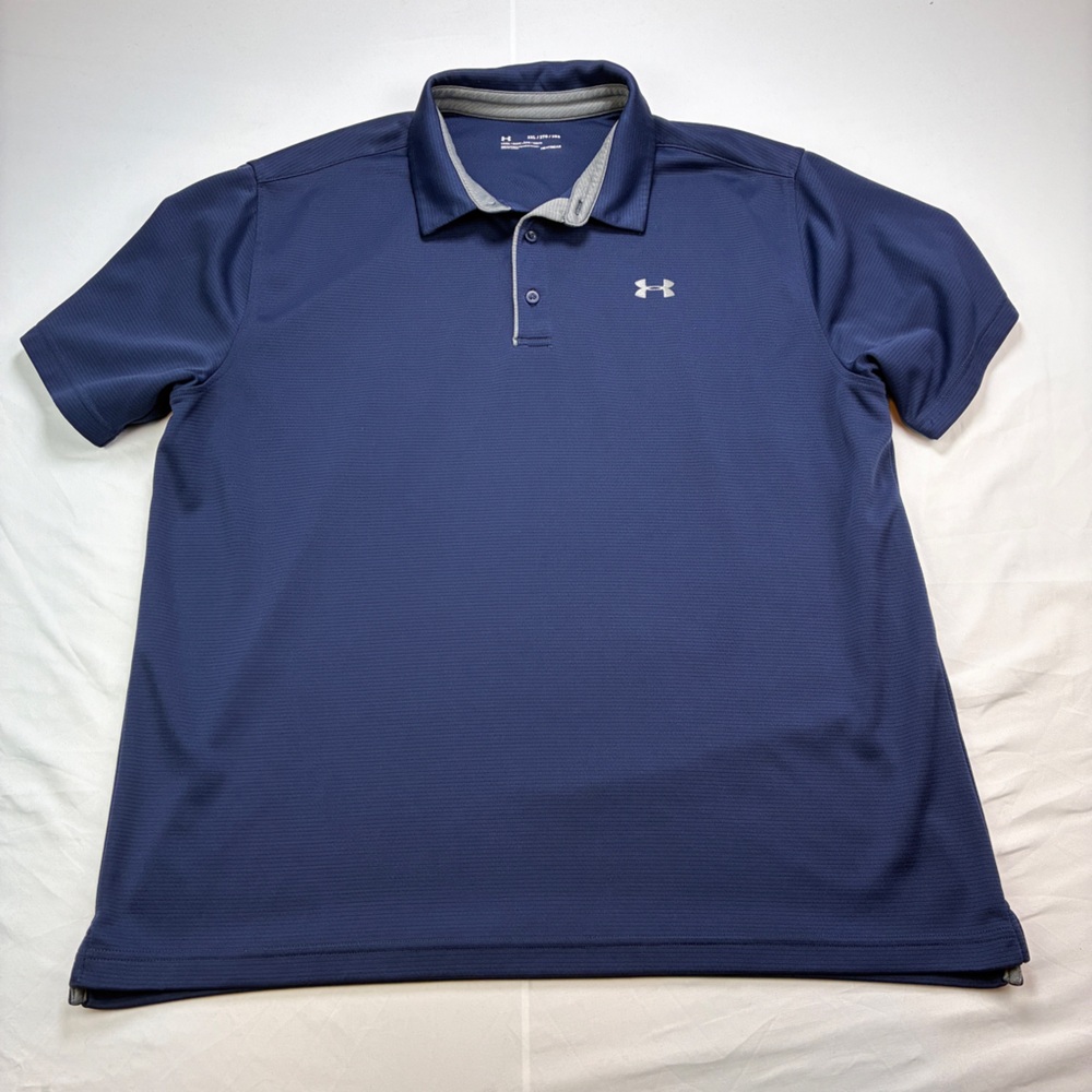 Under Armour Men's Heatgear Polo Shirt in Navy